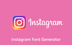 Generatory czcionek na Instagramie