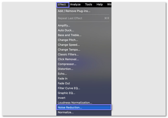 Select Noise Reduction
