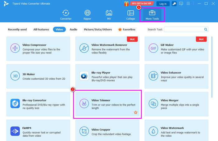 More Tool Video Trimmer Tipard