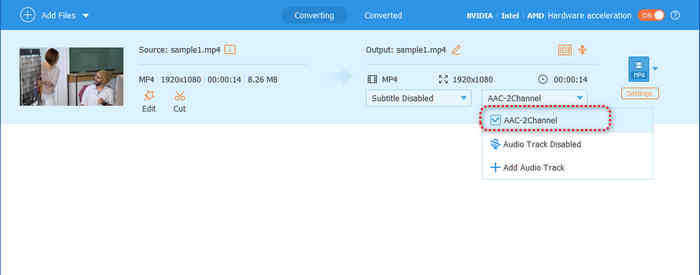Choose Audio Track