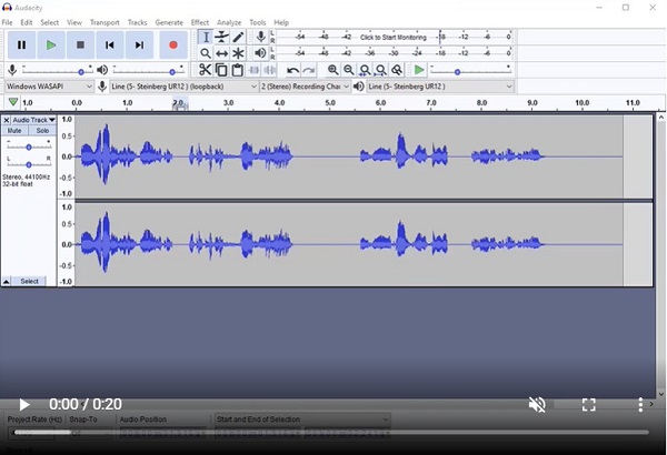 Audicity Audio Editing