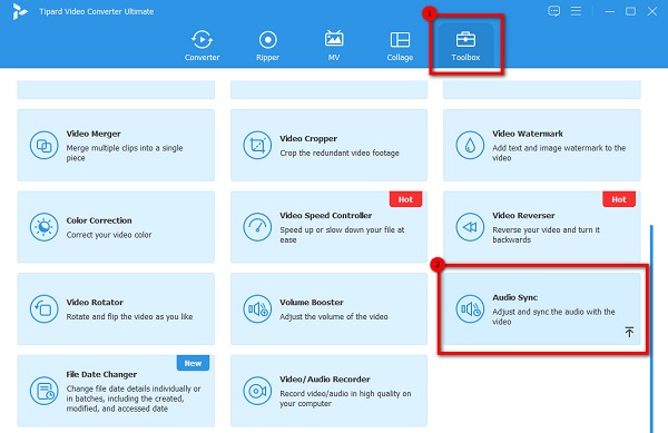 Synchronizace zvuku Toolbox