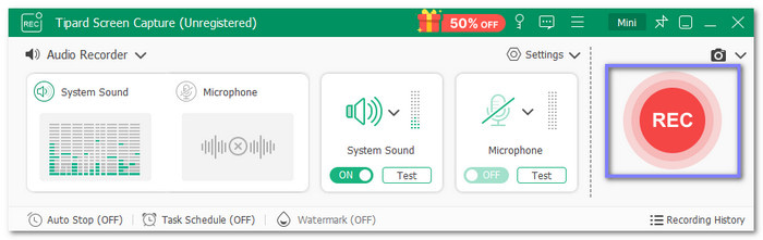 Start Recording Discord Audio