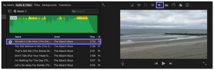 Edit Audio In iMovie on Mac