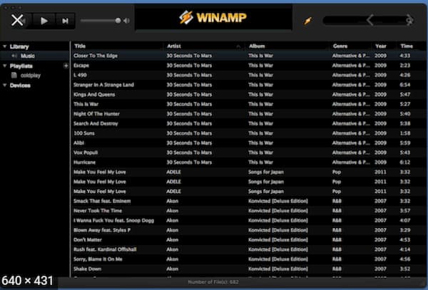 برنامج Winamp