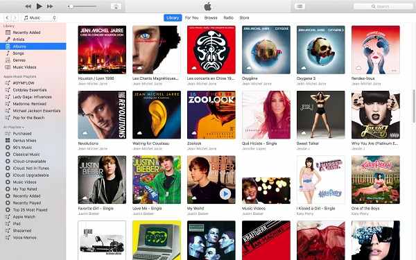 iTunes-musiikkikirjasto