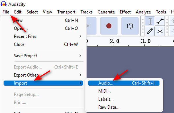 Audacity Lisää MP3