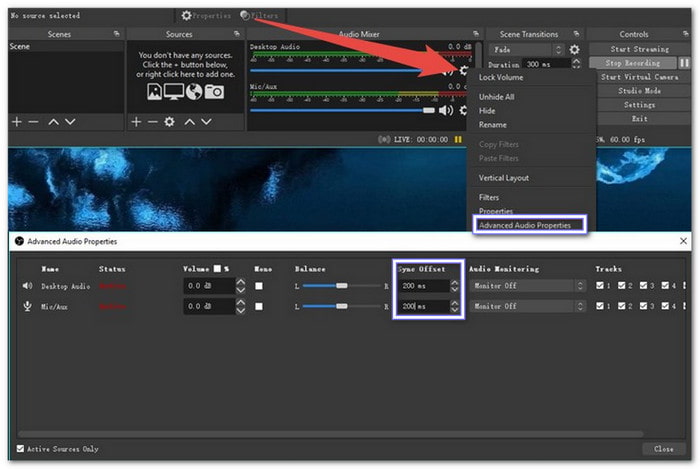 Manually Fix Audio Delay In OBS Studio