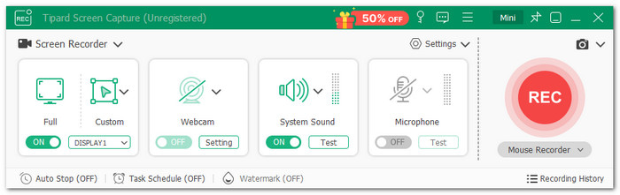 Tipard Screen Capture Best OBS Alternative That Has No Audio Delay