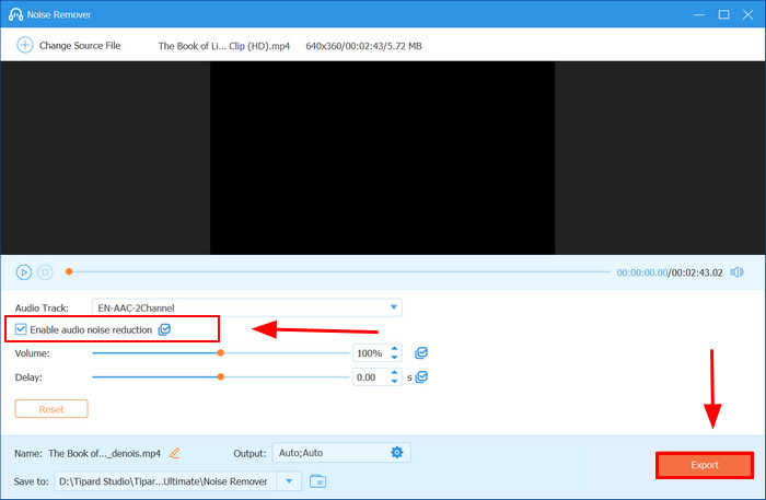 Tipard Enable Noise Reduction