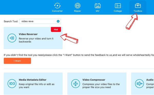 Video Reverser Option