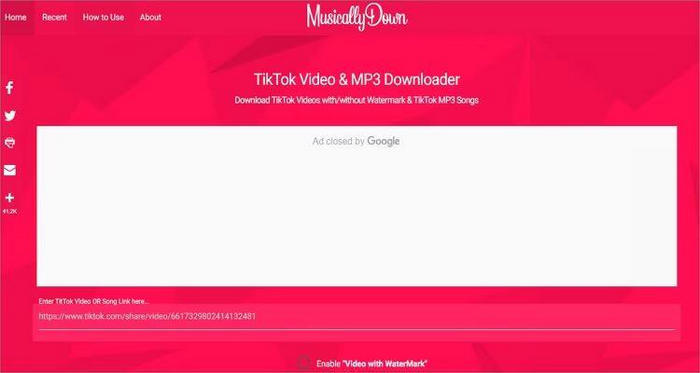 Musicallydown Interface