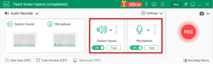 System Sound Microphone