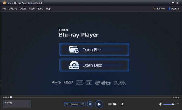 Abrir reproductor de Blu-ray