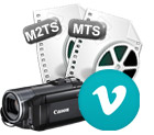 avchd naar vimeo