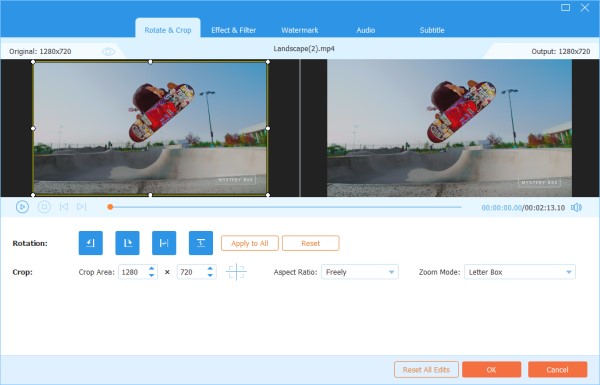 Rotate & Crop Video