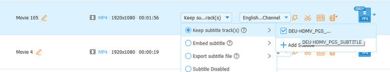 Select Subtitle