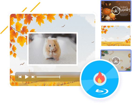 Make Blu-ray with Menu Templates