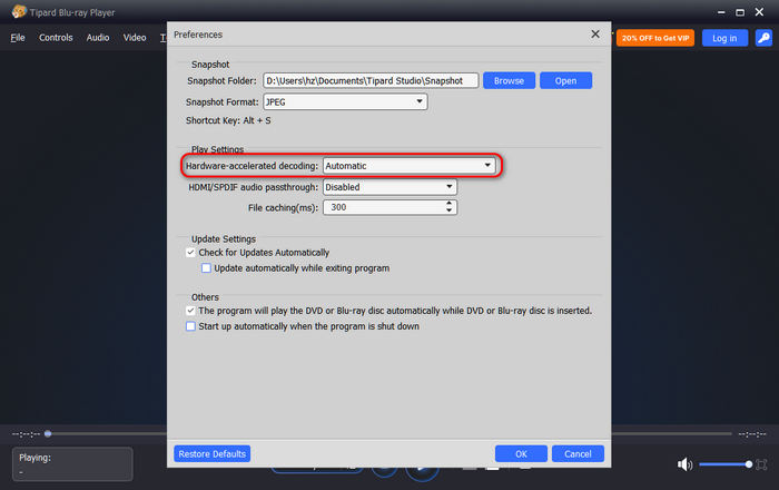 Check Hardware Decoding Condition