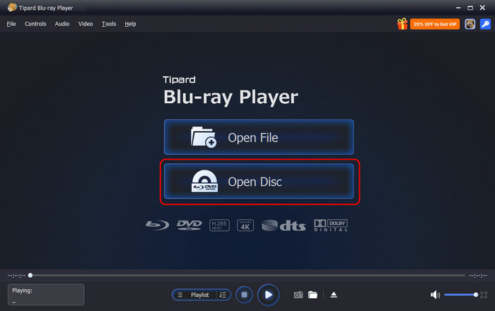 Load Blu-ray