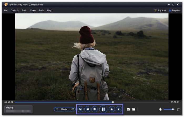 Use The Playback Controls