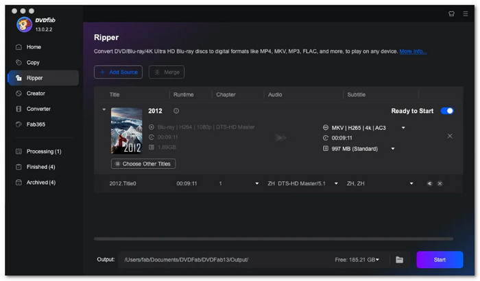 DVDfab Blu-ray Ripper Best Blu-ray Ripping Software