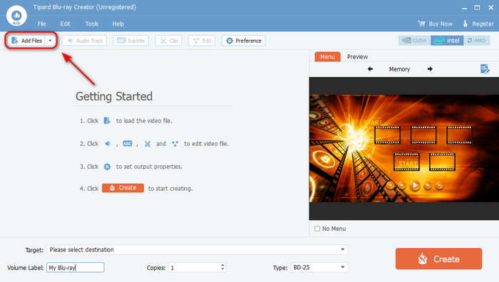 Add Video to Tipard