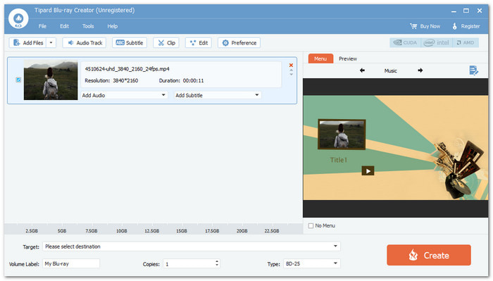 Tipard Blu-ray Creator Top Blu-ray Authoring Software