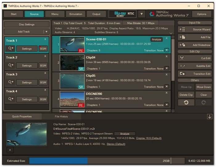 Tmpgenc Authoring Works 7 Top Blu-ray Authoring Software