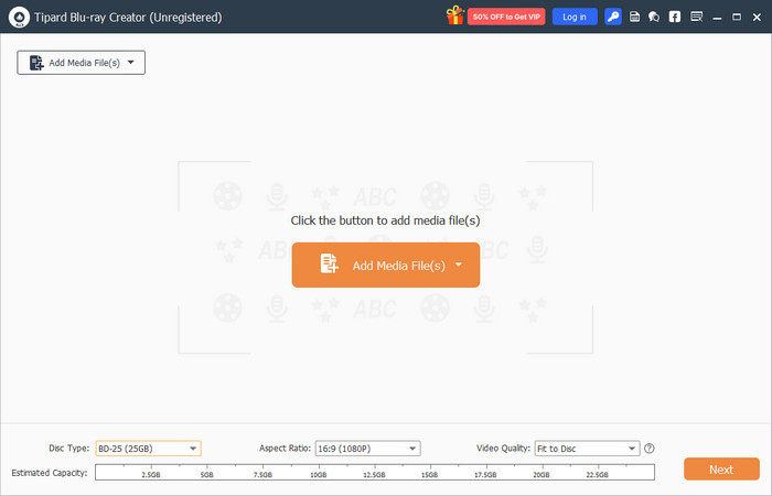 Tipard Blu-ray Creator UI