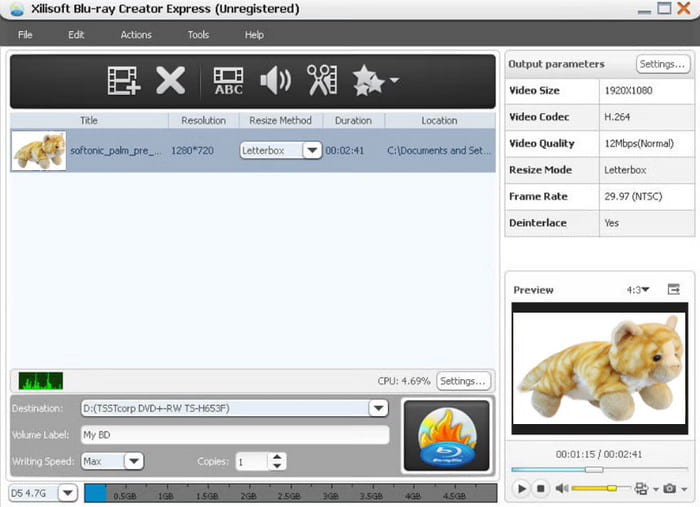 Xilisoft Blu-ray Creator Express