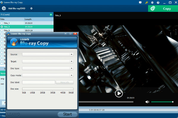 Leawo Blu-ray Kopyalama