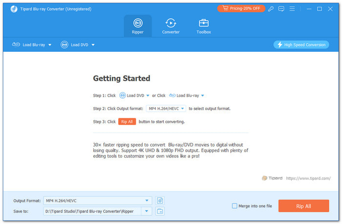 Tipard Blu-ray Converter Excellent Blu-ray Decrypter