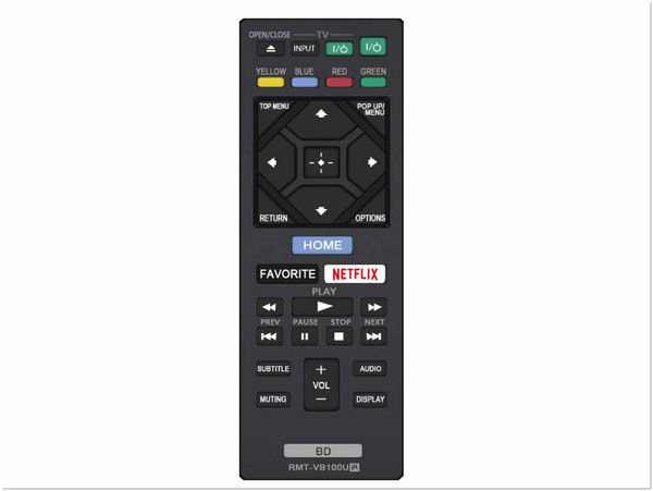 Sony Blu-ray Player Remote