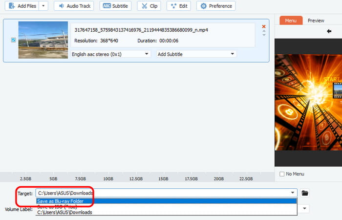 Click Target Option