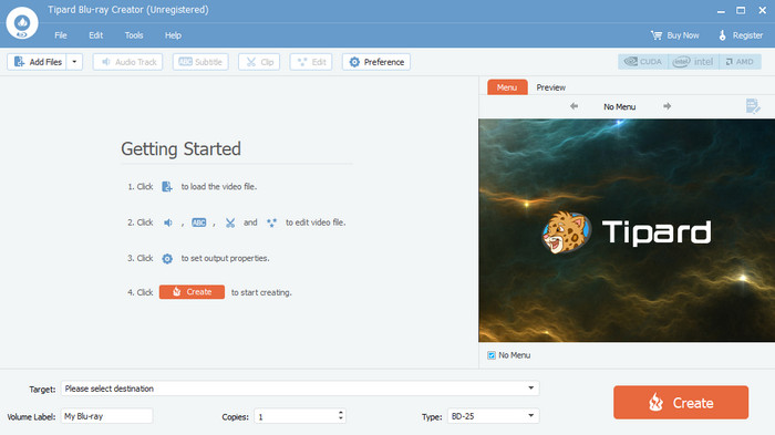 Tipard Blu-ray Creator Alternatives to IMGBurn