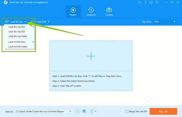 Tipard Blu-ray Converter Last inn fil