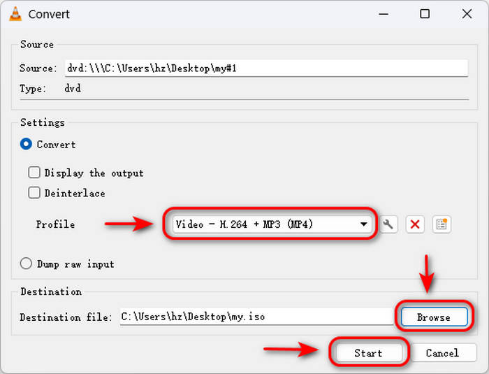 Blu-ray to MP4 Vlc