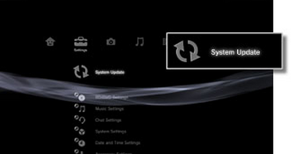 Zaktualizuj oprogramowanie systemowe PS3