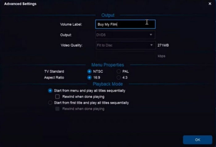 Advance Settings