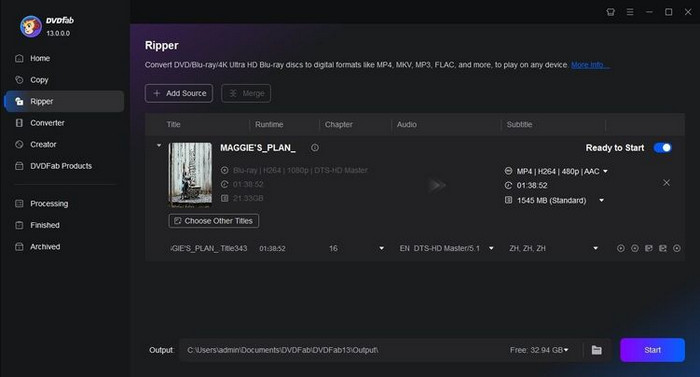 Dvdfab Blu Ray Ripper Ui