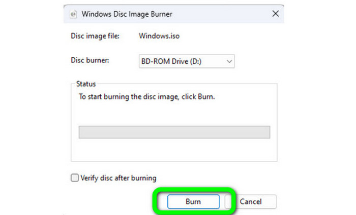 Burn IOS to Blu Ray Windows
