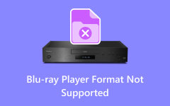 Format odtwarzacza Blu-ray nie jest obsługiwany