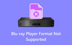 Format du lecteur Blu-ray non pris en charge