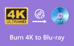 Brand 4K naar Blu-ray