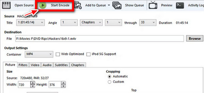 Start Encode