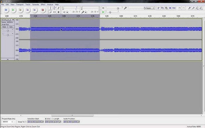 Extract Audio Audacity