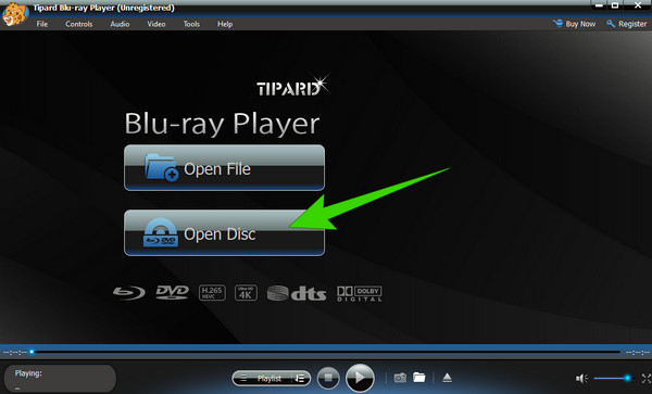 Blu-ray Player Open CD