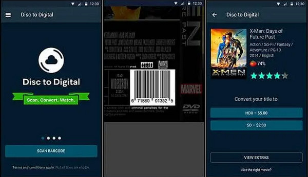 VUDU Disc to Digital Service