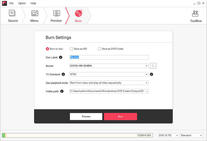 Wondershare DVD Creator